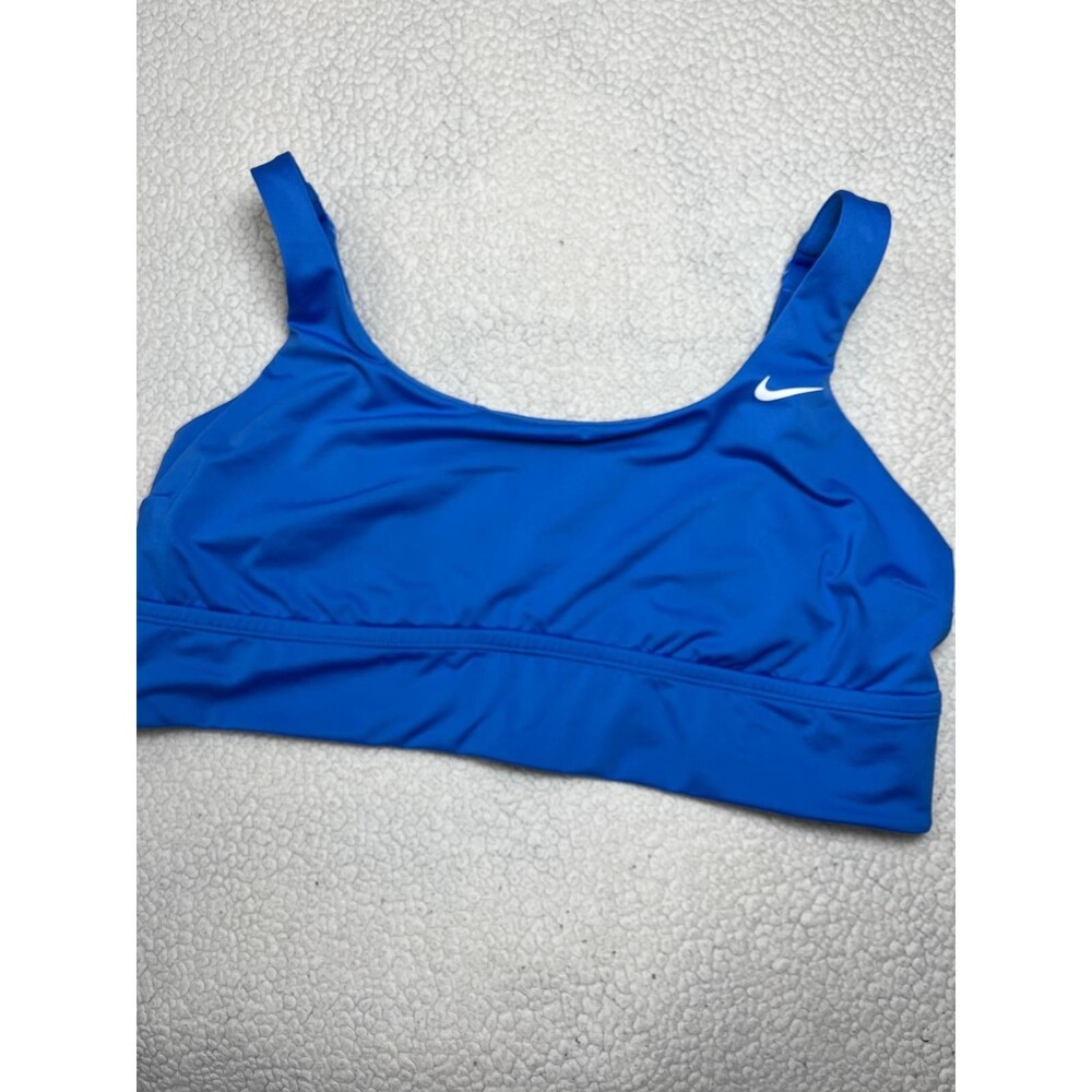 Nike Sports Bra Women's XXL Blue Plus Size Activewear Top Athleisure Sporty